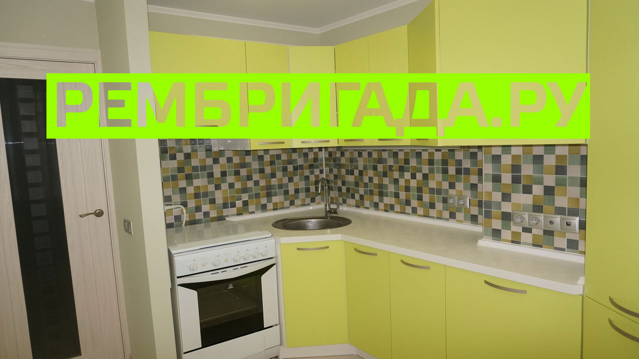 Фото и видео отчет капитального ремонта кухни 8 м2 в квартире